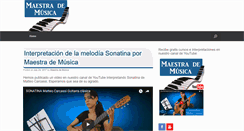 Desktop Screenshot of maestrademusica.com